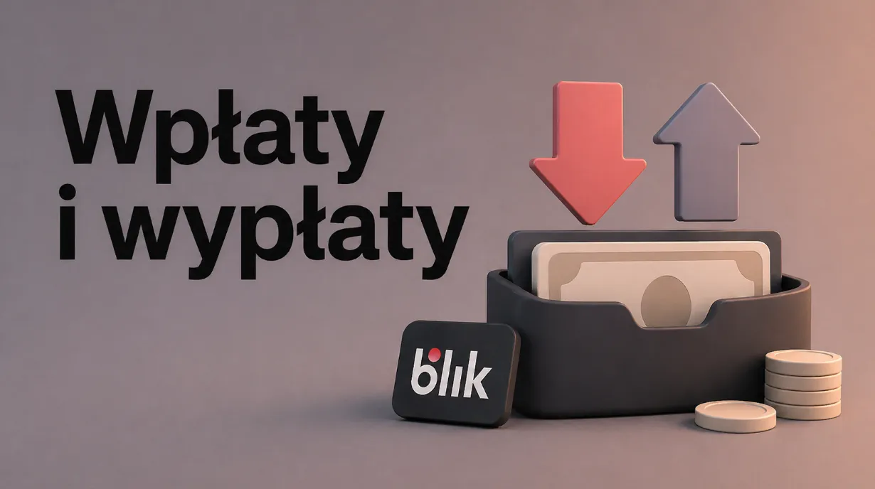 Wpłaty i wypłaty w kasyno online BLIK